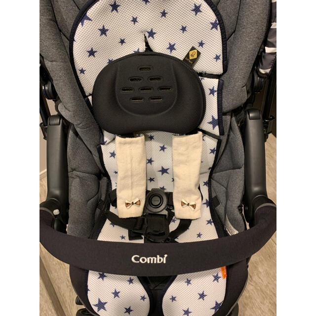 【美品】combi コンビ スゴカルα 4キャス compact エッグショック 3
