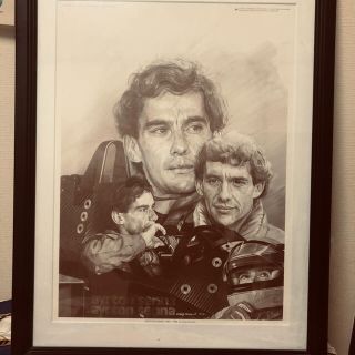 アイルトンセナ版画 シリアルナンバー入 | almoez.com