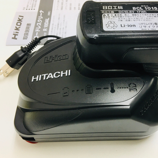 未使用HiKOKI 10.8VクリーナR10DAL(NN) 充電器とバッテリー付の通販 by
