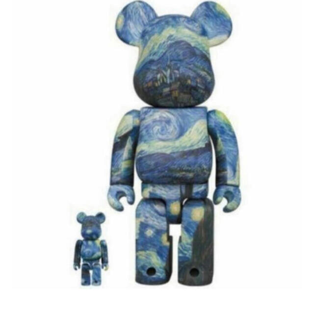 BE@RBRICK Gogh Starry Night 100% 400%