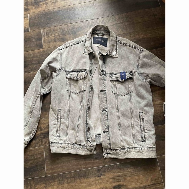 Scotch & Soda デニムジャケット ライトグレー ビッグシルエット 2022
