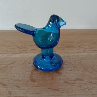 イッタラ(iittala)のミニシエッポ脚付 ターコイズ×スカイブルー(置物)