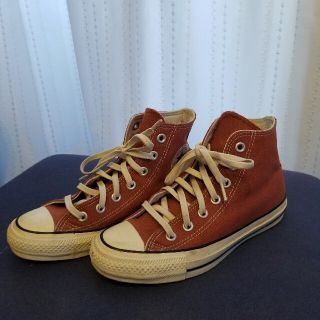 コンバース(CONVERSE)のCONVERSE　ハイカット　オレンジ(スニーカー)