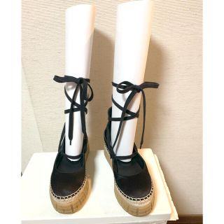 プラダ(PRADA)のPRADA  エスパドリーユ　黒(サンダル)