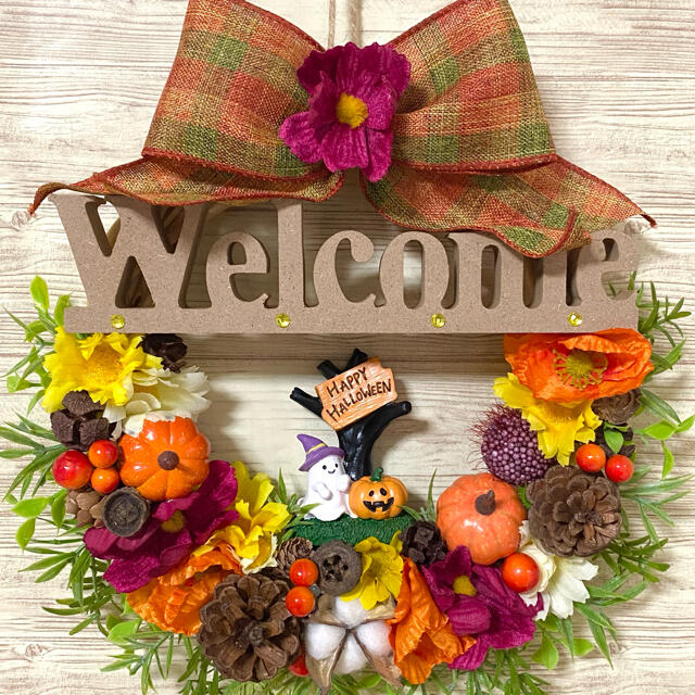 専用】ハロウィン Halloween ウェルカム Welcome リース ☆ - library ...