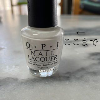 オーピーアイ(OPI)のOPI ネイル　NLL00 マニキュア　ホワイト　アルパイン　スノー(マニキュア)