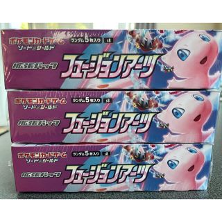 ポケモン - 最安値 フュージョンアーツ未開封シュリンク付き3boxの通販