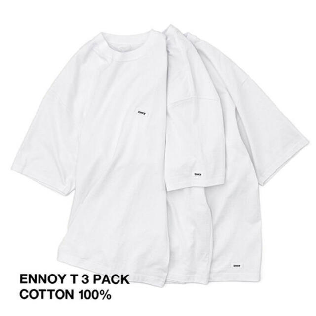 1LDK SELECT(ワンエルディーケーセレクト)のENNOY 3PACK T-SHIRTS (WHITE)  メンズのトップス(Tシャツ/カットソー(半袖/袖なし))の商品写真