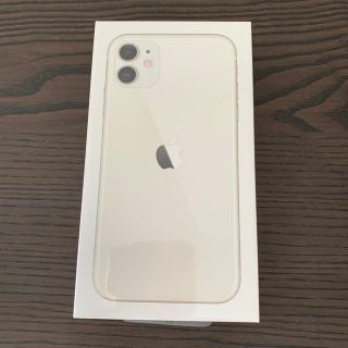 アイフォーン(iPhone)の新品　i Phone11 64G ホワイト(スマートフォン本体)