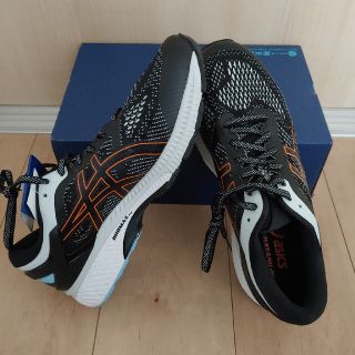 アシックス(asics)の新品 27.5cm GEL-KAYANO 26 黒/橙 箱なしで値引き(スニーカー)