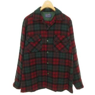 ペンドルトン(PENDLETON)のペンドルトン 50s チェック 開襟 オープンカラー シャツ ヴィンテージ S(シャツ)