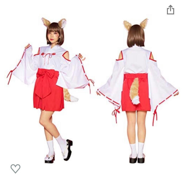 ハロウィン仮装 コスプレ 2点セット 巫女 ナース 仮装 エンタメ/ホビーのコスプレ(衣装一式)の商品写真