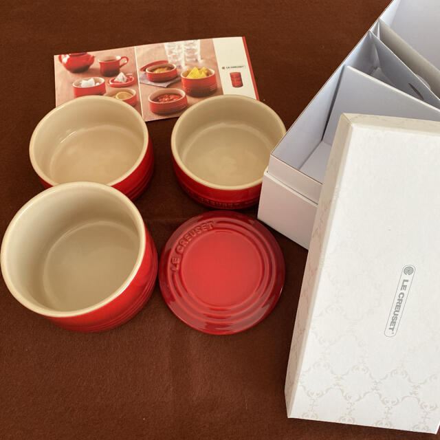 LE CREUSET(ルクルーゼ)のル・クルーゼ「スタッキング・ラムカン・セット」 インテリア/住まい/日用品のキッチン/食器(食器)の商品写真