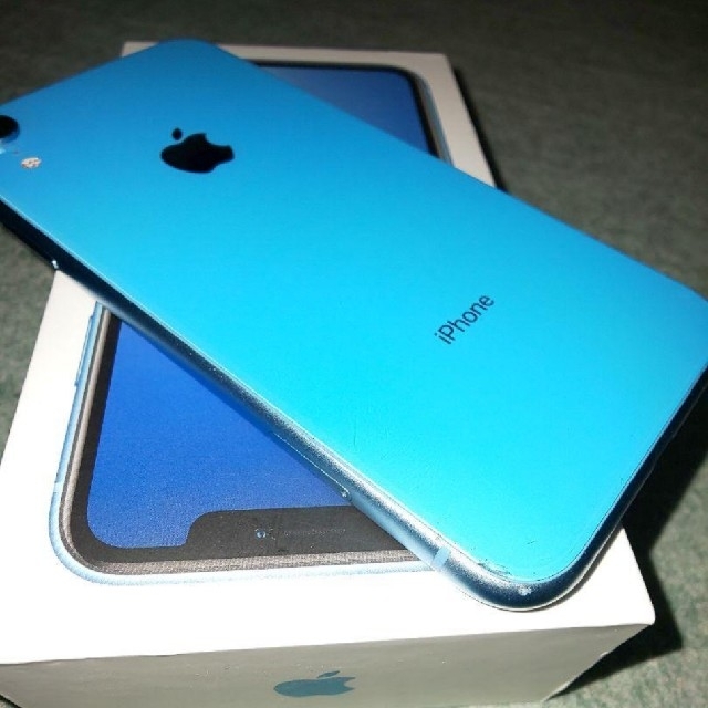 iphone XR 64GB ブルー SIMロック解除済みの通販 by えみちゃん 's ...