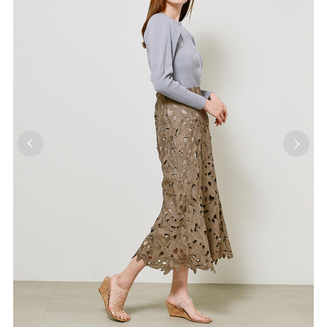 SNIDEL(スナイデル)のSNIDEL スナイデル リーフレースマーメイドスカート レディースのスカート(ロングスカート)の商品写真