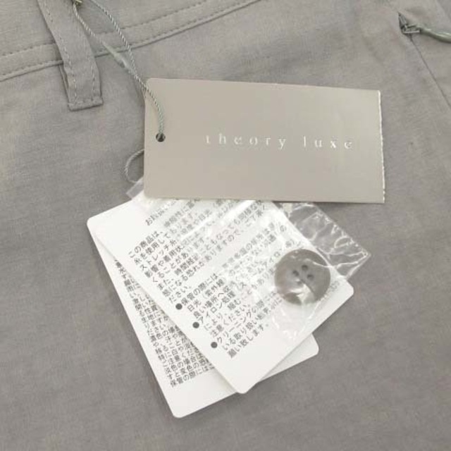 Theory luxe(セオリーリュクス)のセオリーリュクス 19SS リネン テーパード パンツ ストレッチ グレー 38 レディースのパンツ(その他)の商品写真