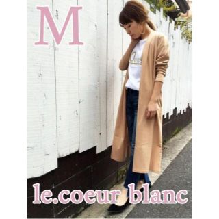 ルクールブラン(le.coeur blanc)のle.coeur blanc（ルクールブラン）カットソーロングカーディガン(カーディガン)