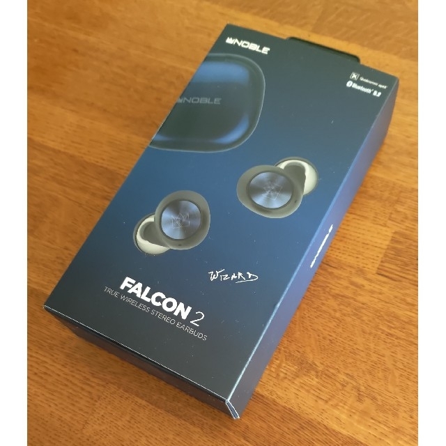 Noble(ノーブル)のNOBLE audio 完全ワイヤレス イヤホン FALCON 2(BLACK) スマホ/家電/カメラのオーディオ機器(ヘッドフォン/イヤフォン)の商品写真