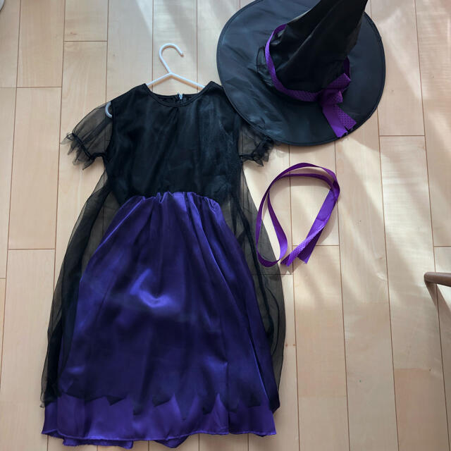 ハロウィン　魔女　ドレス　130 エンタメ/ホビーのコスプレ(衣装)の商品写真