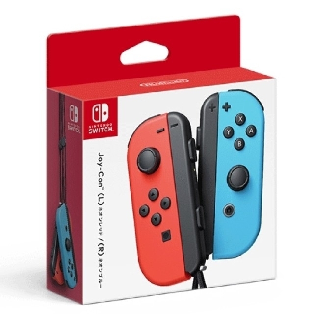 【新品．未開封】Joy-Con(L) ネオンレッド/(R) ネオンブルー