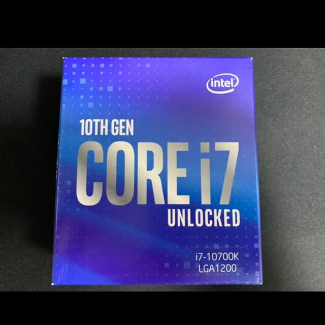 スマホ/家電/カメラintel core i7 10700k