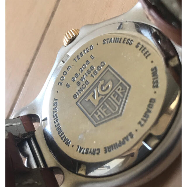 TAG Heuer - タグ・ホイヤー セル 皮バンドDバックル交換済の TAG Heuer - タグ・ホイヤー セル 皮バンドDバックル交換済の