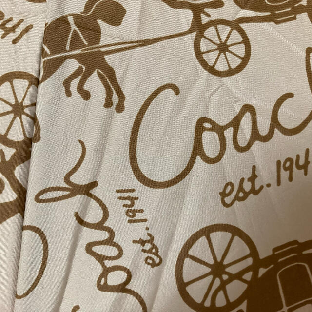 COACH(コーチ)のcoachコーチ　ワンタッチの折りたたみ傘 レディースのファッション小物(傘)の商品写真