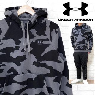 アンダーアーマー(UNDER ARMOUR)のUNDER ARMOUR アンダーアーマー 迷彩 プルオーバー フーディ 裏起毛(パーカー)