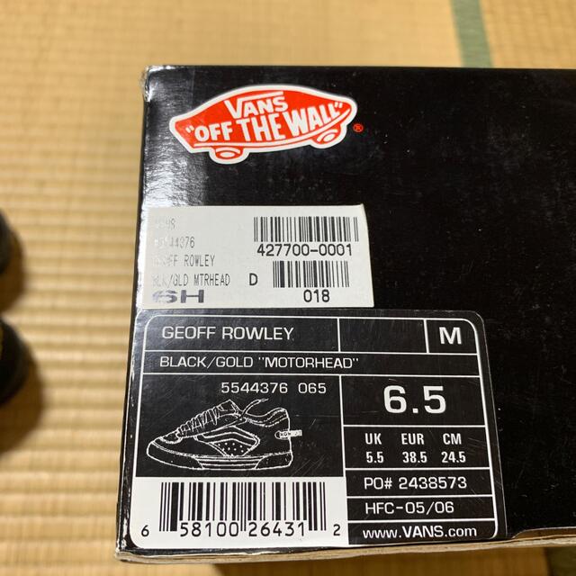 VANS(ヴァンズ)のvans ジェフローリー　6H 24.5cm ブラックヌバック モーターヘッド　 レディースの靴/シューズ(スニーカー)の商品写真