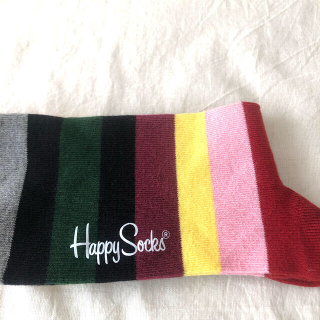 Happy Socks 靴下 ボーダー メンズ ハッピーソックス メンズのレッグウェア(ソックス)の商品写真