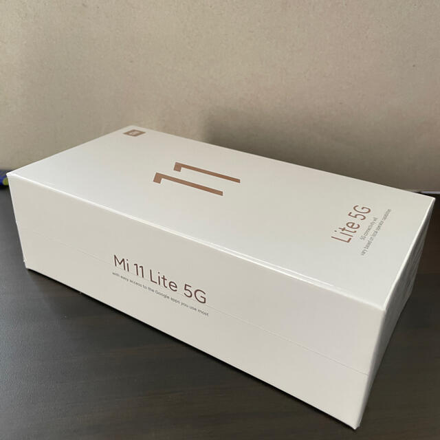 スマートフォン本体Mi 11 Lite 5G Truffle Black