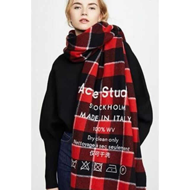 ACNE - acne studios ストール マフラーの通販 by aipe's shop|アクネ ACNE - acne studios ストール マフラーの通販 by aipe's shop|アクネ