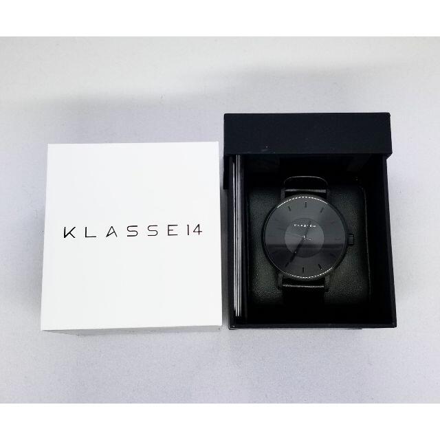 【新品】Klasse14 腕時計 VO14BK002M 42mm ブラックレザー 4
