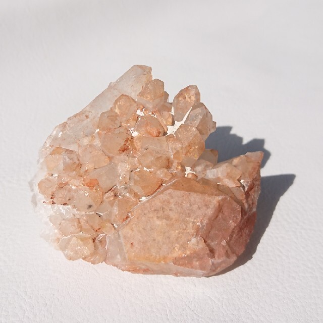 天然石 ブラジル産 タンジェリーナクォーツ オレンジ水晶 原石 クラスター