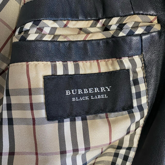 BURBERRY BLACK LABEL(バーバリーブラックレーベル)のジャケット メンズのジャケット/アウター(レザージャケット)の商品写真