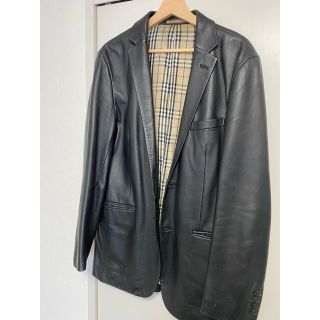 バーバリーブラックレーベル(BURBERRY BLACK LABEL)のジャケット(レザージャケット)