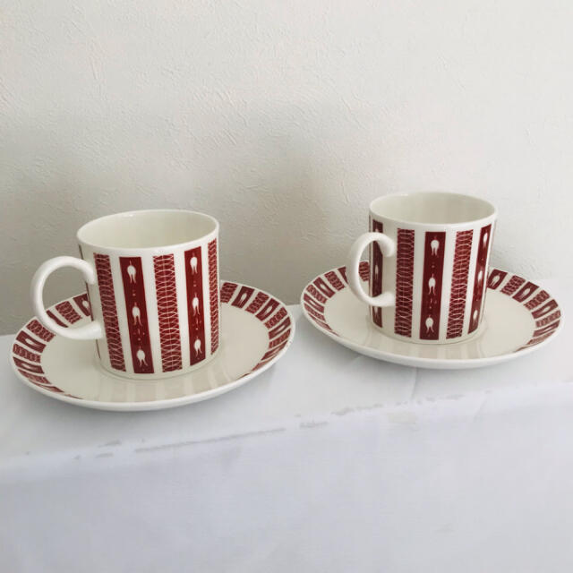 WEDGWOOD(ウェッジウッド)のスージークーパー　アンドロメダ　C2106 コーヒーカップ&ソーサー　2セット エンタメ/ホビーの美術品/アンティーク(陶芸)の商品写真