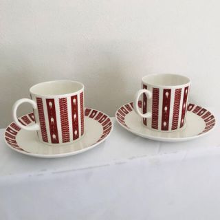 ウェッジウッド(WEDGWOOD)のスージークーパー　アンドロメダ　C2106 コーヒーカップ&ソーサー　2セット(陶芸)