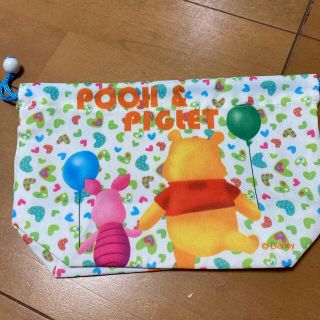 クマノプーサン(くまのプーさん)のPooh 巾着袋(キャラクターグッズ)