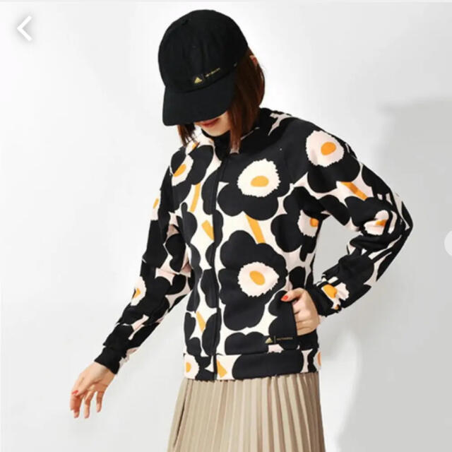 marimekko(マリメッコ)のアディダス　マリメッコ　コラボ　ジャージ　Mサイズ レディースのジャケット/アウター(ブルゾン)の商品写真