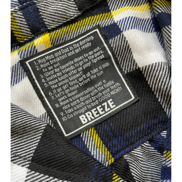 BREEZE(ブリーズ)のBREEZE ネルシャツワンピース キッズ/ベビー/マタニティのベビー服(~85cm)(ワンピース)の商品写真