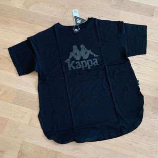 カッパ(Kappa)のkappa gu チュニック　Tシャツ　黒　XL(Tシャツ(半袖/袖なし))