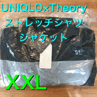 ユニクロ(UNIQLO)のユニクロ　セオリー　ストレッチシャツジャケット　XXL(シャツ/ブラウス(長袖/七分))