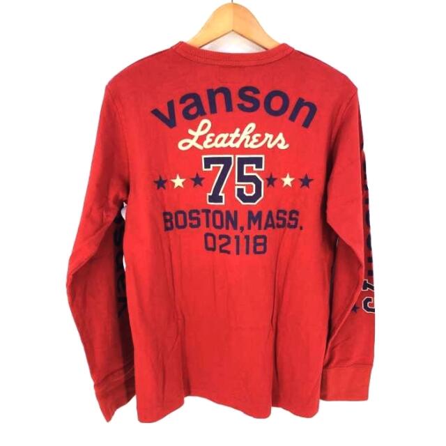 VANSON(バンソン)のVANSON(バンソン) クルーネックカットソー メンズ トップス メンズのトップス(Tシャツ/カットソー(七分/長袖))の商品写真