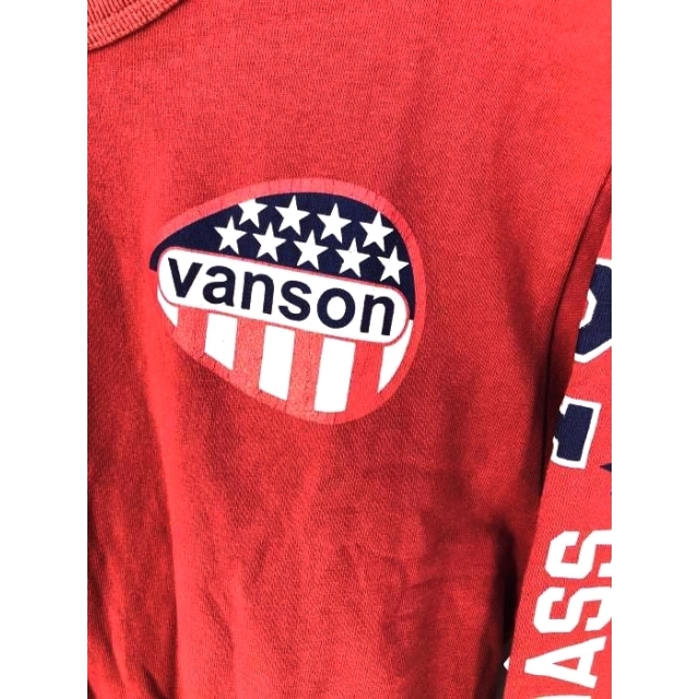 VANSON(バンソン)のVANSON(バンソン) クルーネックカットソー メンズ トップス メンズのトップス(Tシャツ/カットソー(七分/長袖))の商品写真