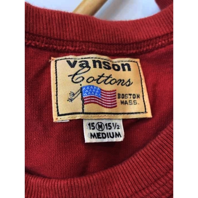 VANSON(バンソン)のVANSON(バンソン) クルーネックカットソー メンズ トップス メンズのトップス(Tシャツ/カットソー(七分/長袖))の商品写真