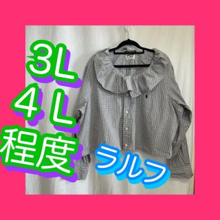 ポロラルフローレン(POLO RALPH LAUREN)の３Ｌ４Ｌ程度　ポロラルフローレン　リメイクシャツ(シャツ/ブラウス(長袖/七分))