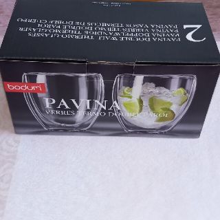 ボダム(bodum)のボダムPAVINAダブルウォールグラス250ml   2個セット(グラス/カップ)