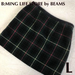 ビーミング ライフストア バイ ビームス(B:MING LIFE STORE by BEAMS)の[B:MING LIFE STORE by BEAMS]チェックのミニスカート(ミニスカート)