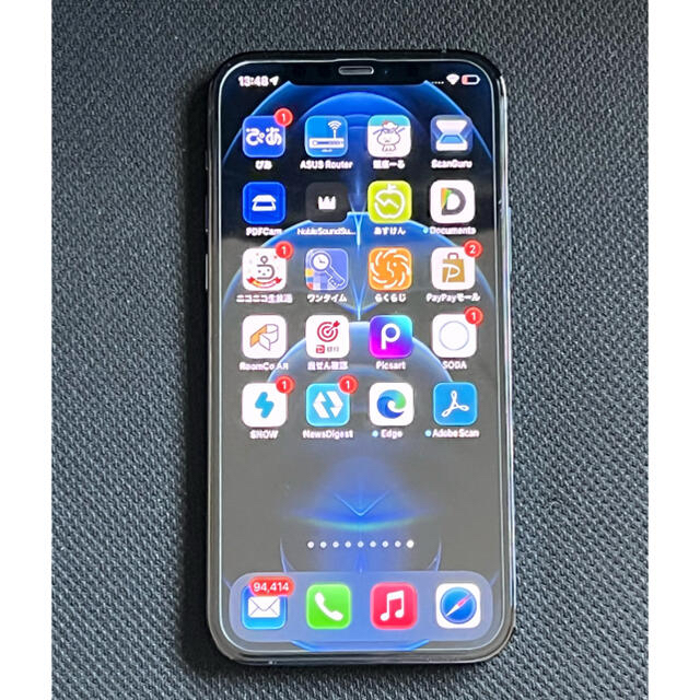 驚きの価格 Apple - iPhone12 pro 256GB 青docomo版 SIMフリー